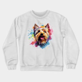 Yorkshire Terrier Art Crewneck Sweatshirt